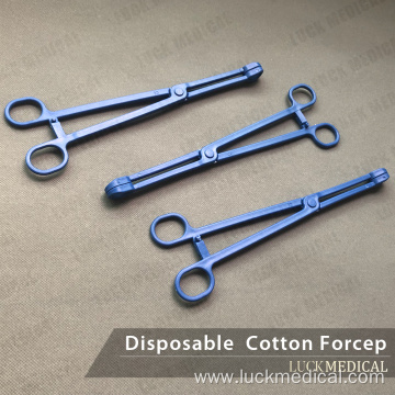 Disposable Plastic Cotton Forceps Tweezers Medical Pincers